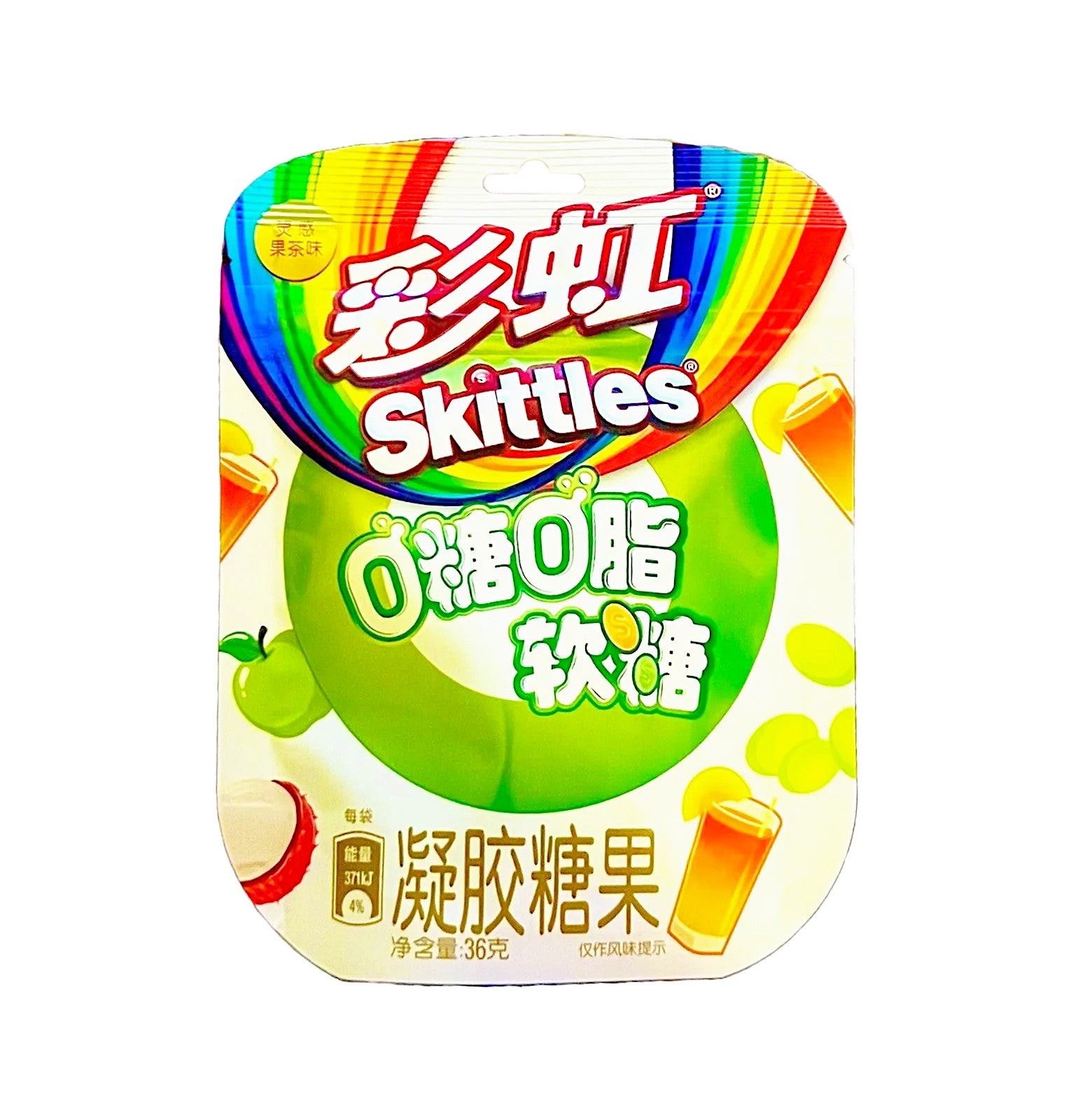 Skittles Tea Flavor 0 Sugar 36g (8pk) (China)