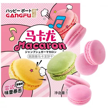 Macaron Popping Candy Strawberry Biscuit 50g (China)