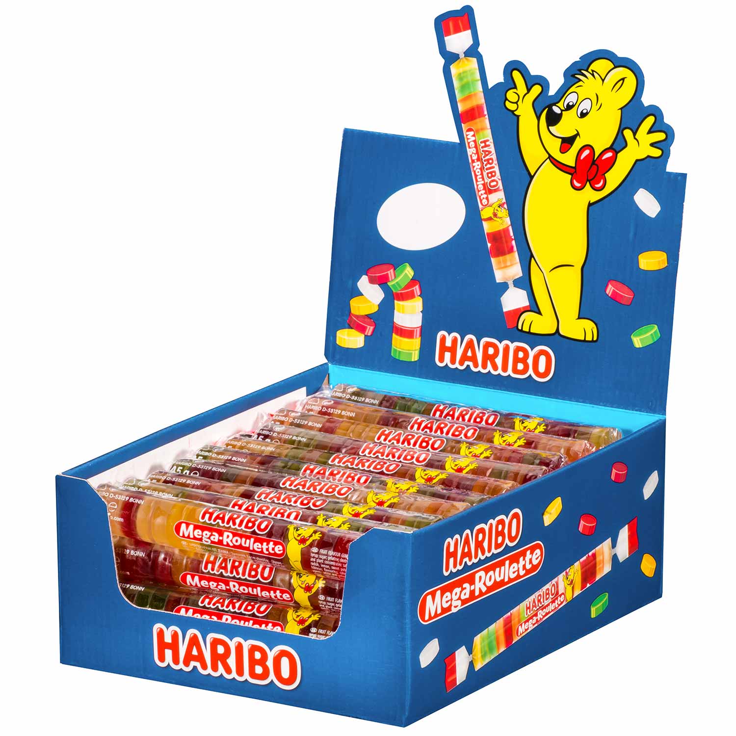 Haribo Mega Roulette Pack of 40 x45g (Germany)