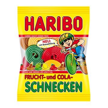 Haribo Rotella Frucht & Cola Schnecken 160g (Germany)