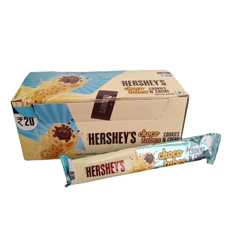 Hershey's Chocotube Cookies n Cream 12pck x 25g