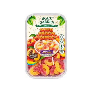 Ika's Garden Sour Peach Rings 283g