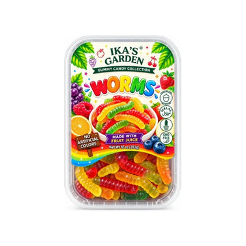 Ika's Garden Gummy Worms 283g