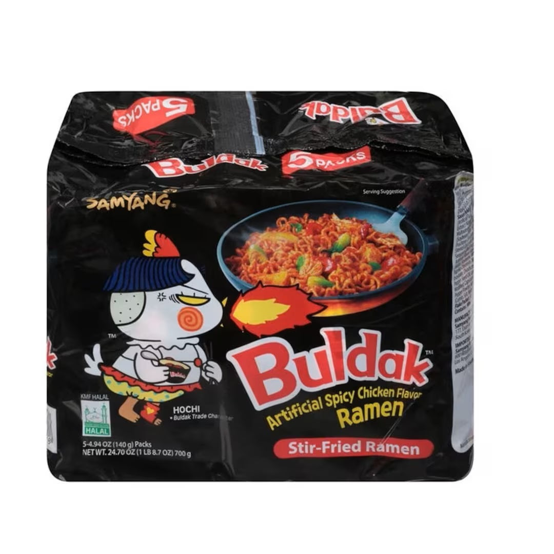 Buldak Spicy Chicken Original Ramen 5pck (Korea)