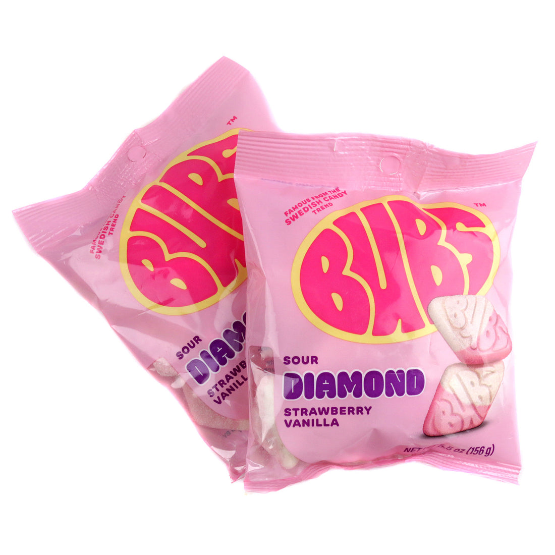 Bubs Strawberry Vanilla Swedish Gummy 156g (Sweden)