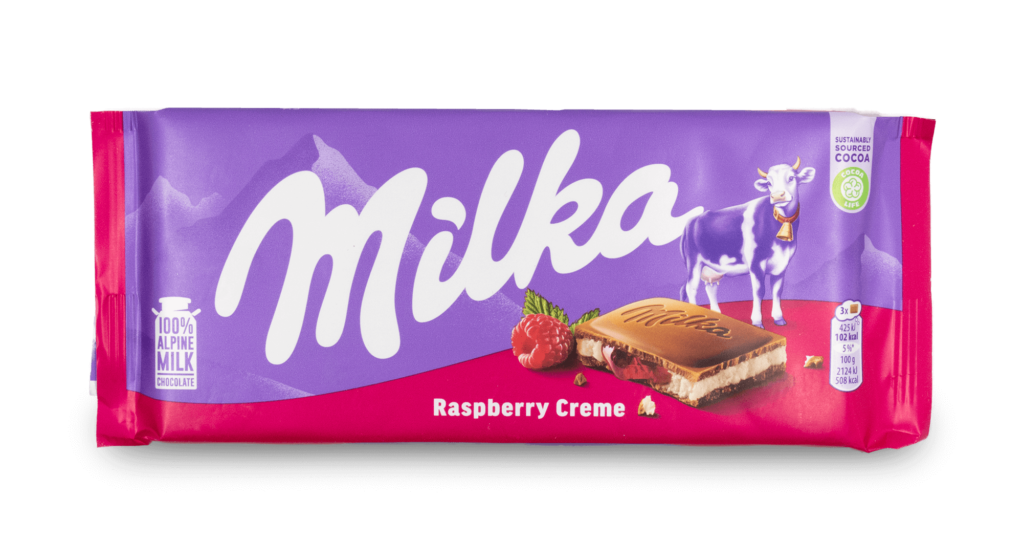 Milka Raspberry 100g (European)