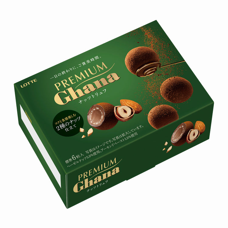 Lotte Premium Ghana Nuts Truffle Chocolate (Japan)