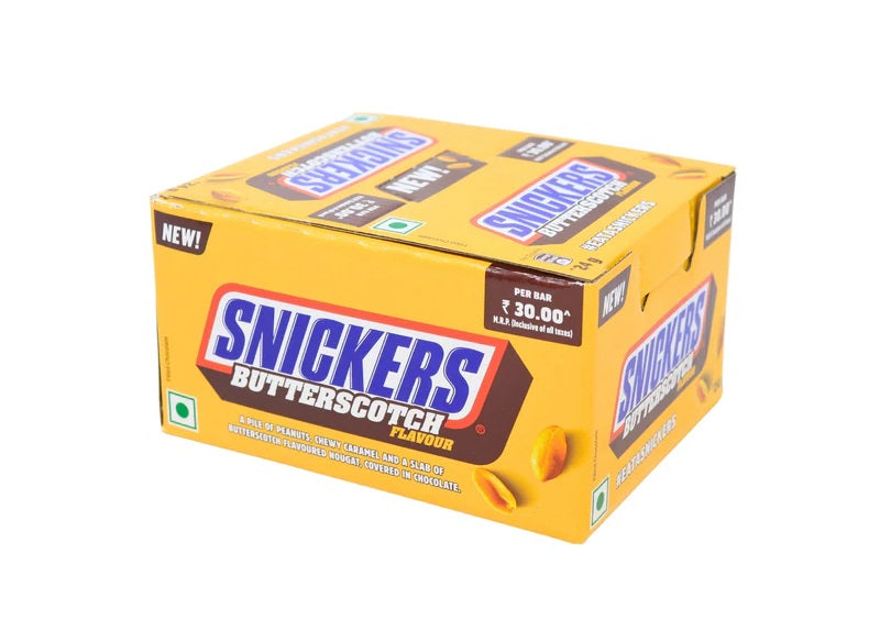 Snickers Butterscotch Single Bar Box of 15 x40g