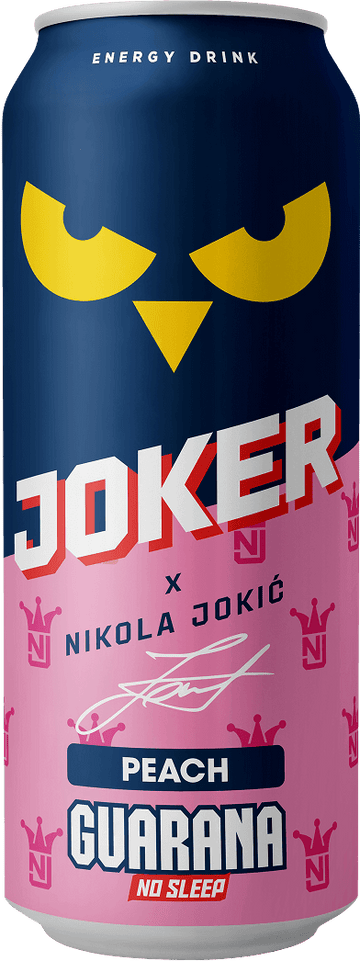 Guarana Nikola Jokic Joker Peach Energy Drink (Serbia)