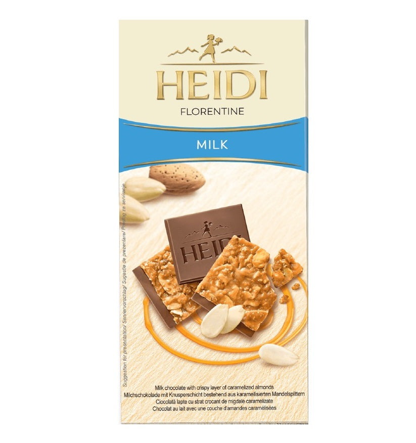 Heidi Florentine Milk w/ Caramelized Almonds 100g (European)