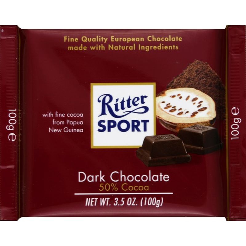 Ritter Sport Dark Chocolate 50% Cocoa (German)