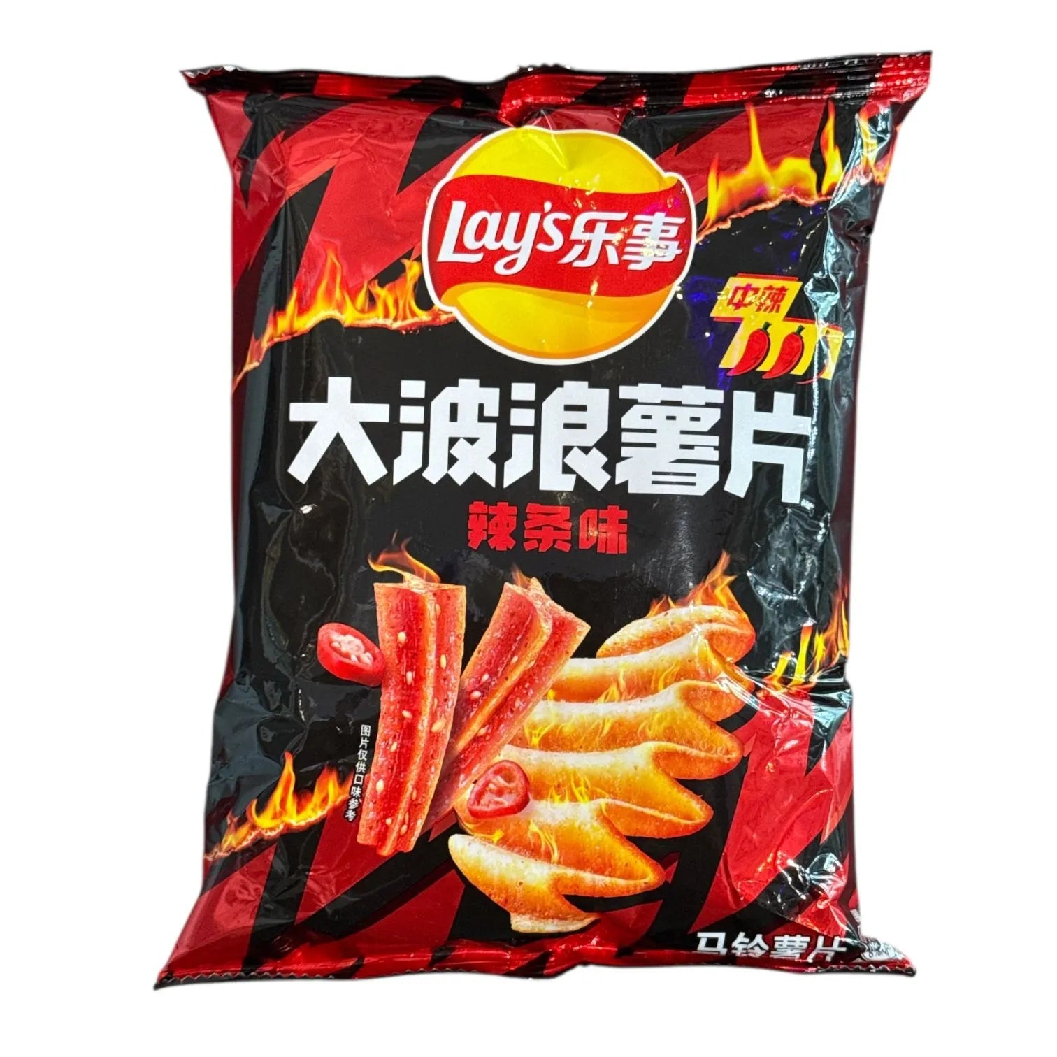 Lays Wavy Chips Spicy Strips 70g (China)