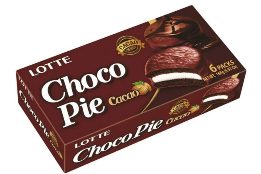 Lotte Choco Pie Cacao (6 Pack Box) (Korea)