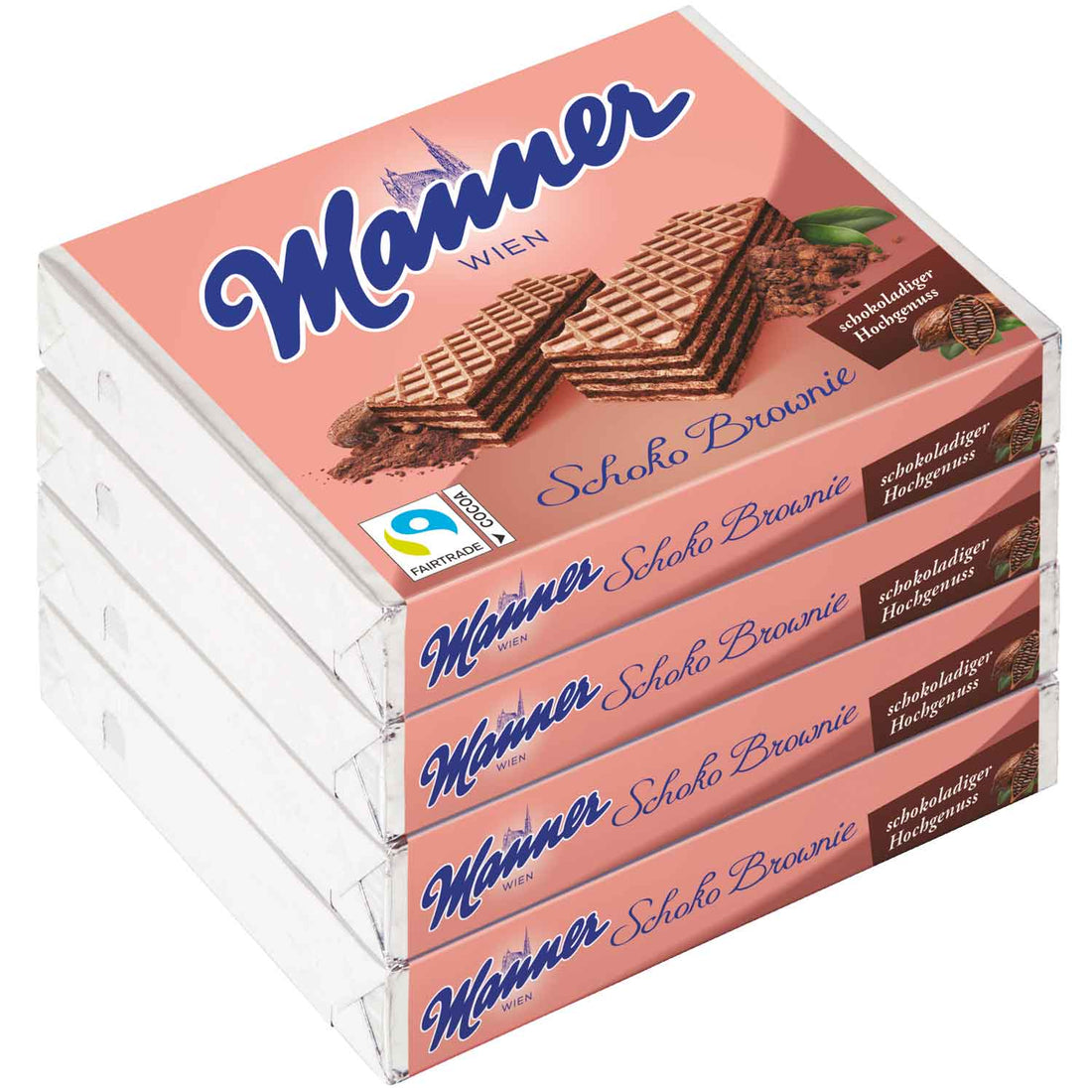 Manner Schoko Brownie Wafers 12pck x 75g (Austria)
