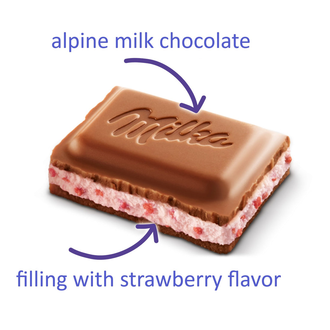 Milka Strawberry 100g (Germany)