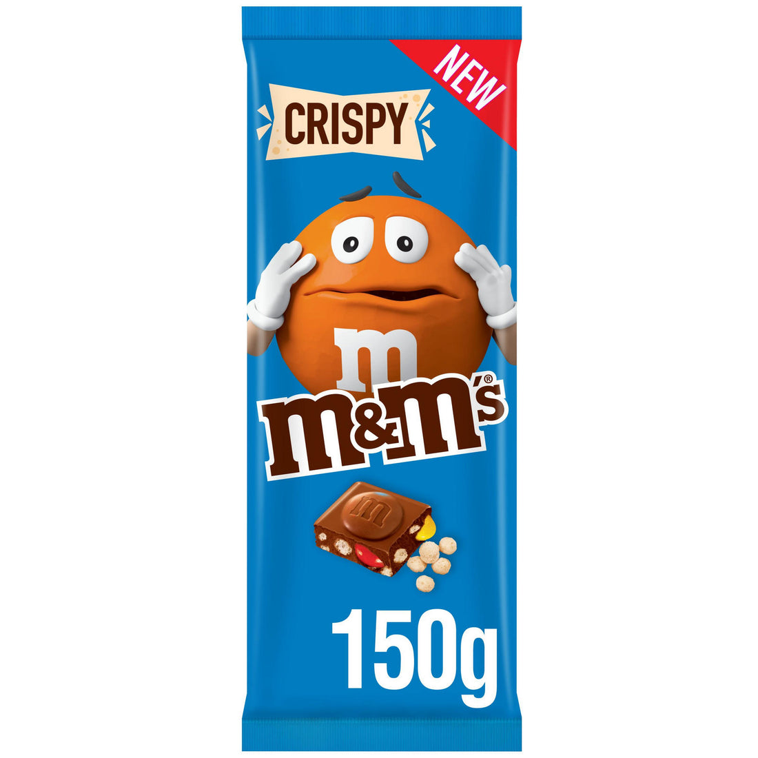 M&M's Crispy Chocolate Bar 150g (UK)
