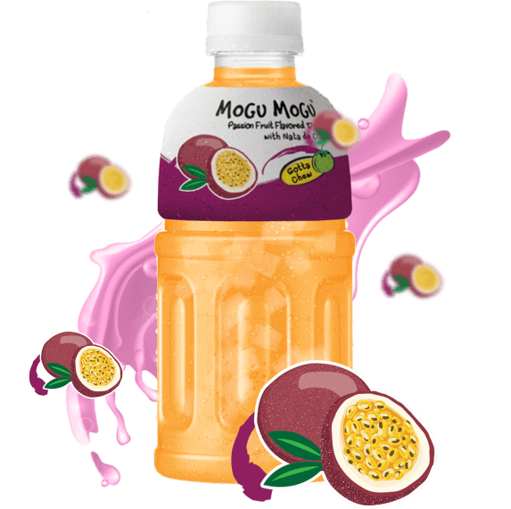 Mogu Mogu Passion Fruit Nata de Coco 320ml