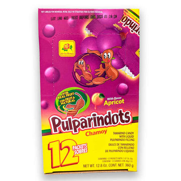 De La Rosa PulparinDots Chamoy 12pck x 30g Mexico