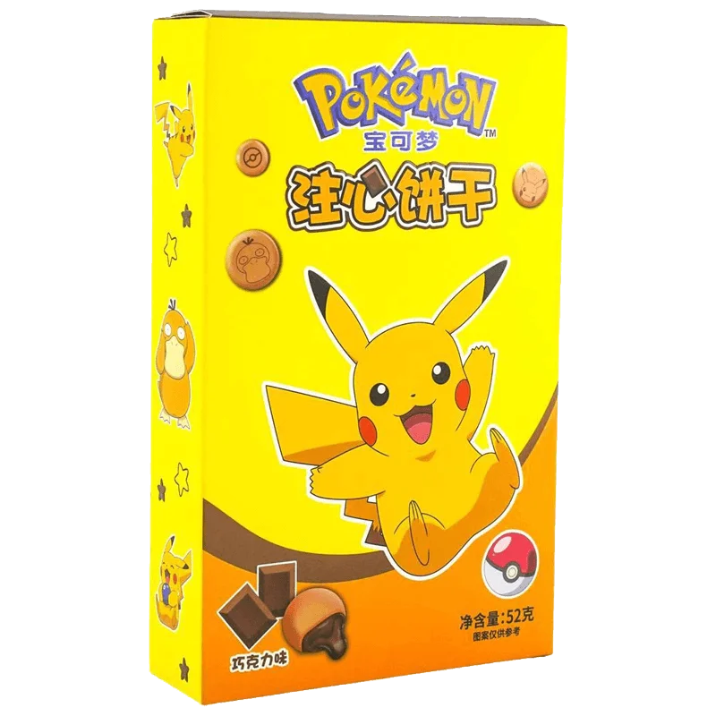 Pokemon Chocolate Filled Cookies (China)