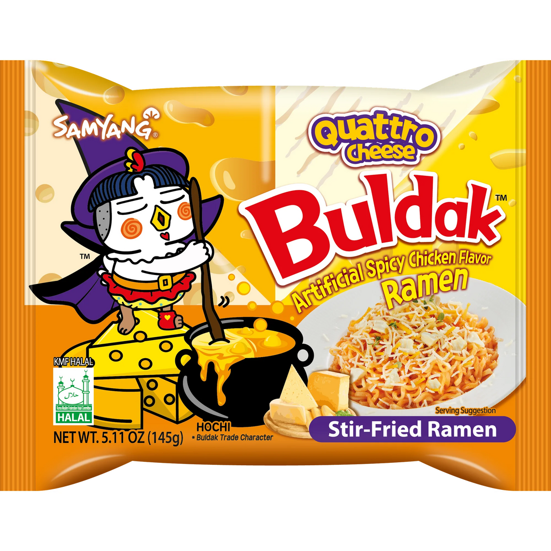 Buldak Quattro Cheese Ramen 5pck (Korea)