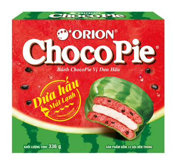Orion Choco Pie Watermelon 336g (Vietnam)