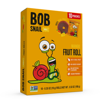 Bob Snail Fruit Rolls Mango Box of 5x100g (European)