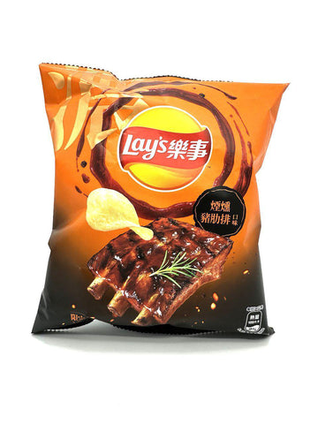 Lays Chips Smoky BBQ Flavor 34g (Taiwan)