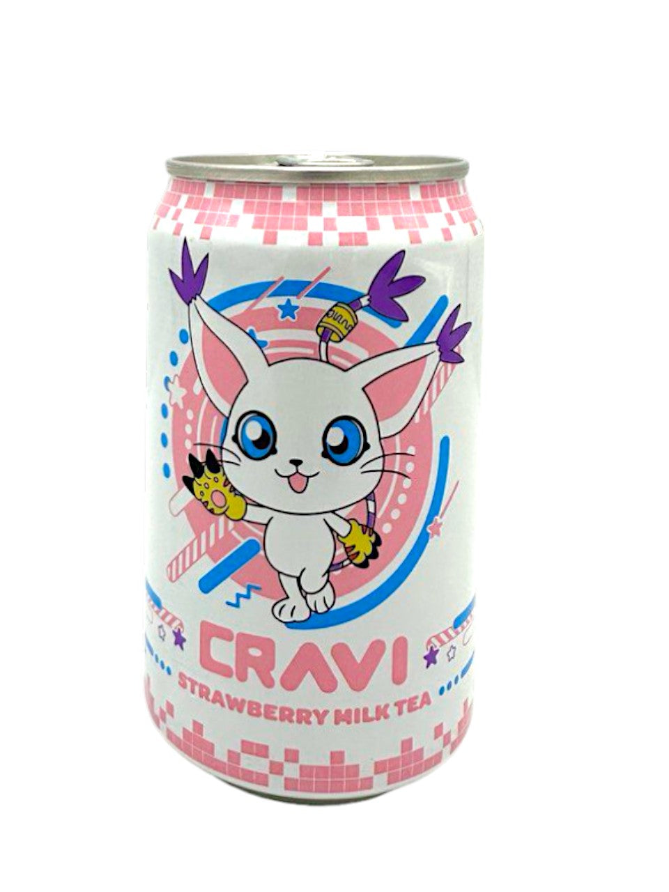 Digimon Milk Tea Strawberry 315ml (Taiwan)