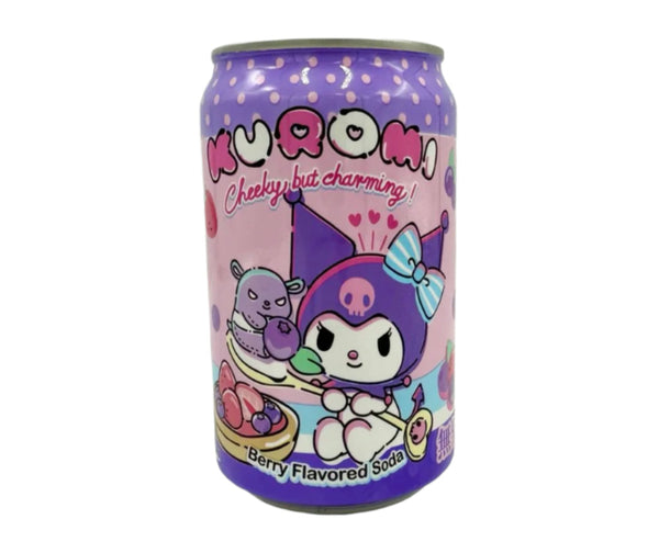 Kuromi Berry Flavored Soda 330ml (Taiwan)