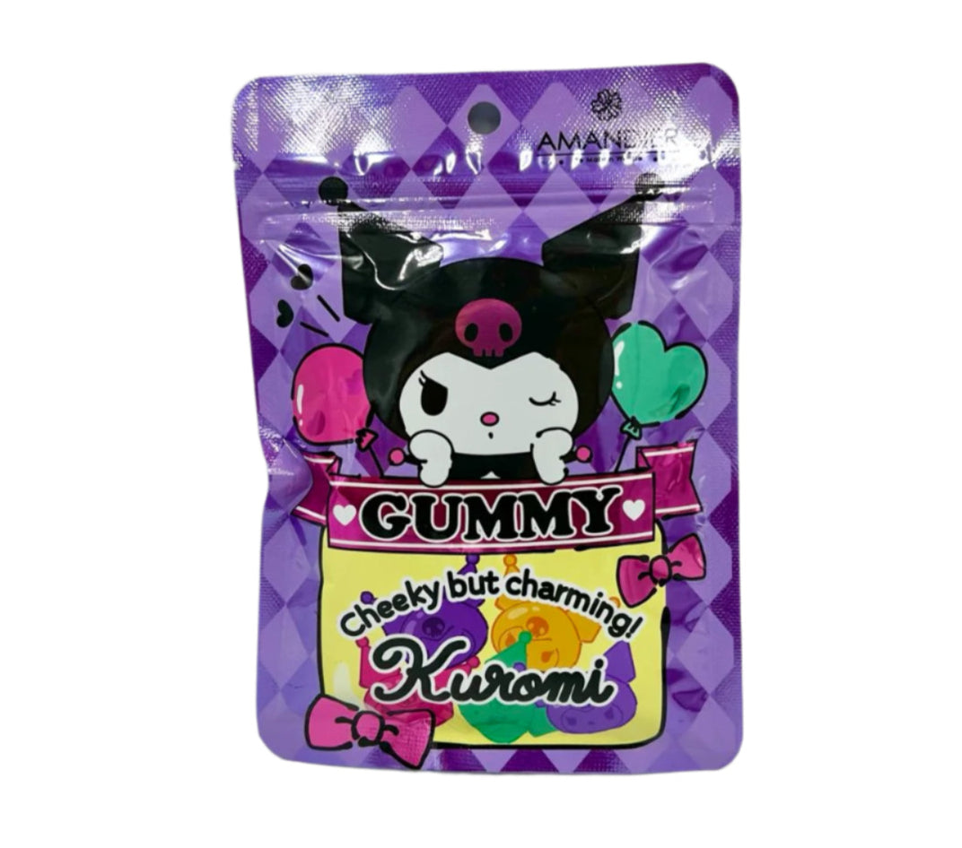 Kuromi Shaped gummies - Berry Mix Flavor 28g (Taiwan)