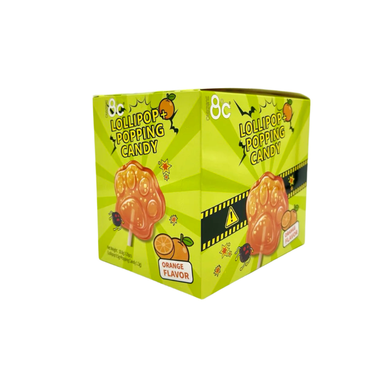 Subzero 8C Lollipop+Popping Candy - Assorted Flavor 20pcs x 10.8g