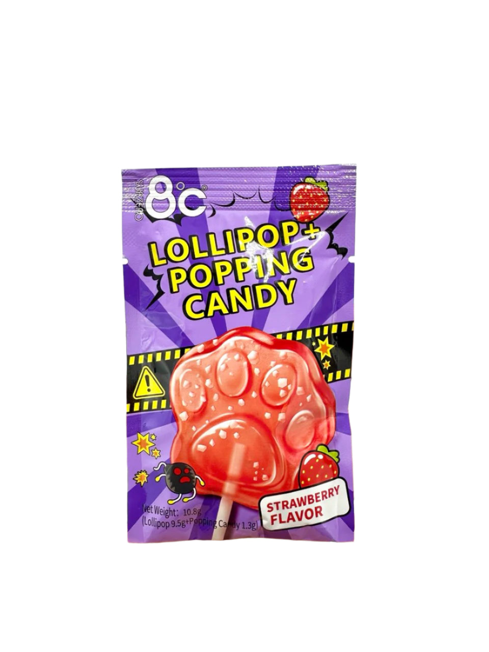 Subzero 8C Lollipop+Popping Candy - Assorted Flavor 20pcs x