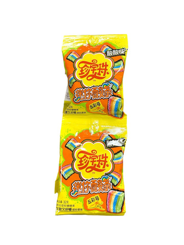 Chupa Chups Mini Sour Belts – 32g (China)