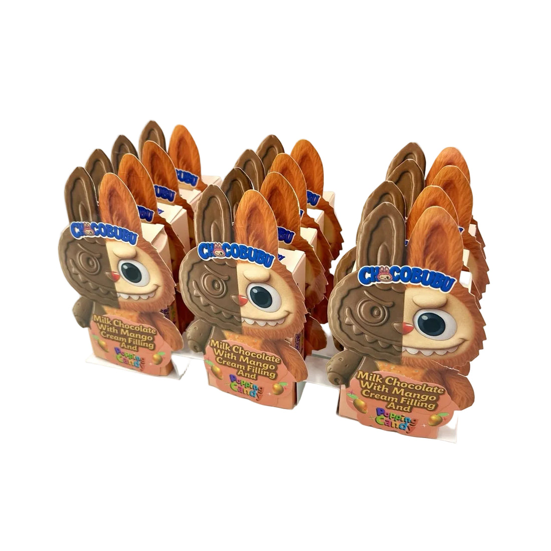 Chocobubu with Mango Cream Filling and Popping Candy 100g