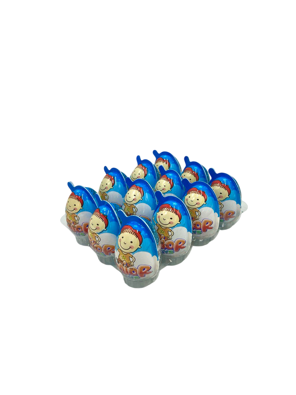 Junior Boys Surprise Egg with Peanut Cream & Milky Hazelnut Cream 24pck x 15g Türkiye