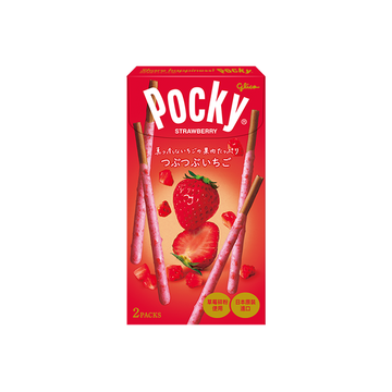 Pocky Tsubu Tsubu Strawberry Biscuit Stick 75g (Japan)