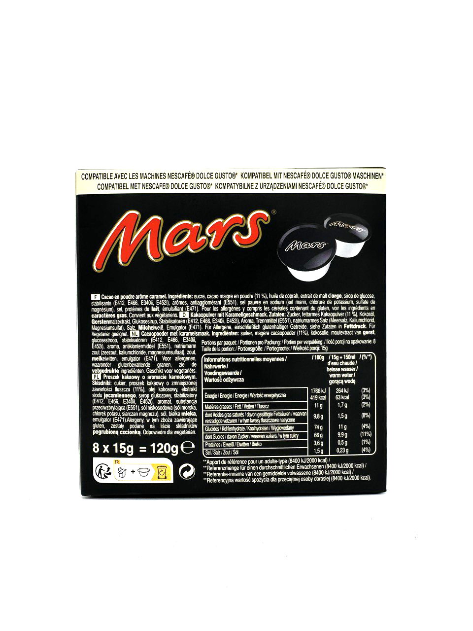 Mars Hot Chocolate Pods (UK)