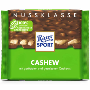 Ritter Sport Milk Whole Cashew 100g (Germany)