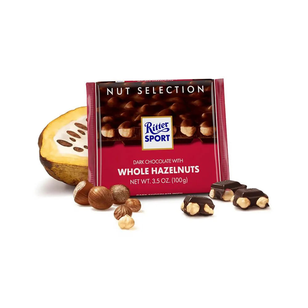 Ritter Sport Dark Whole Hazelnuts 100g (Germany)