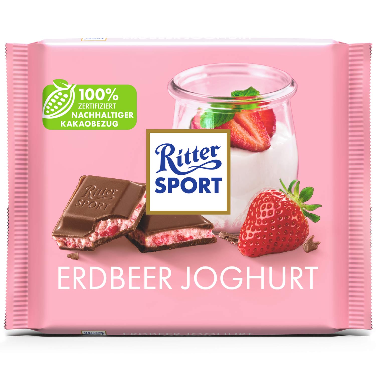 Ritter Sport Milk Strawberry Yogurt (Germany)