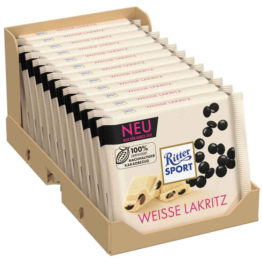 Ritter Sport White Lakritz 100g (Germany)
