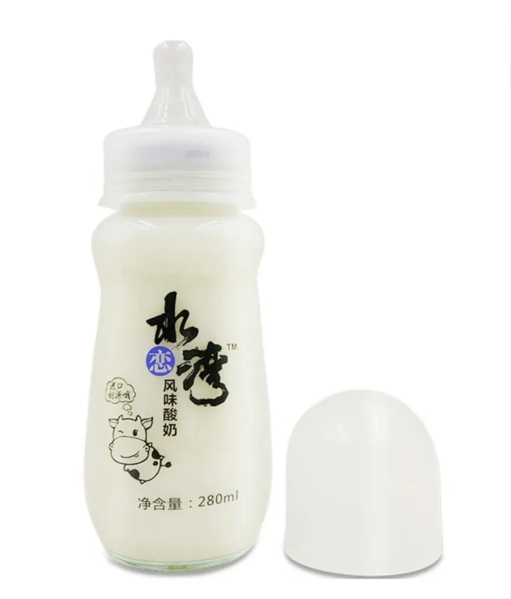 SLW Yogurt Drink Original 280ml Glass Bottle