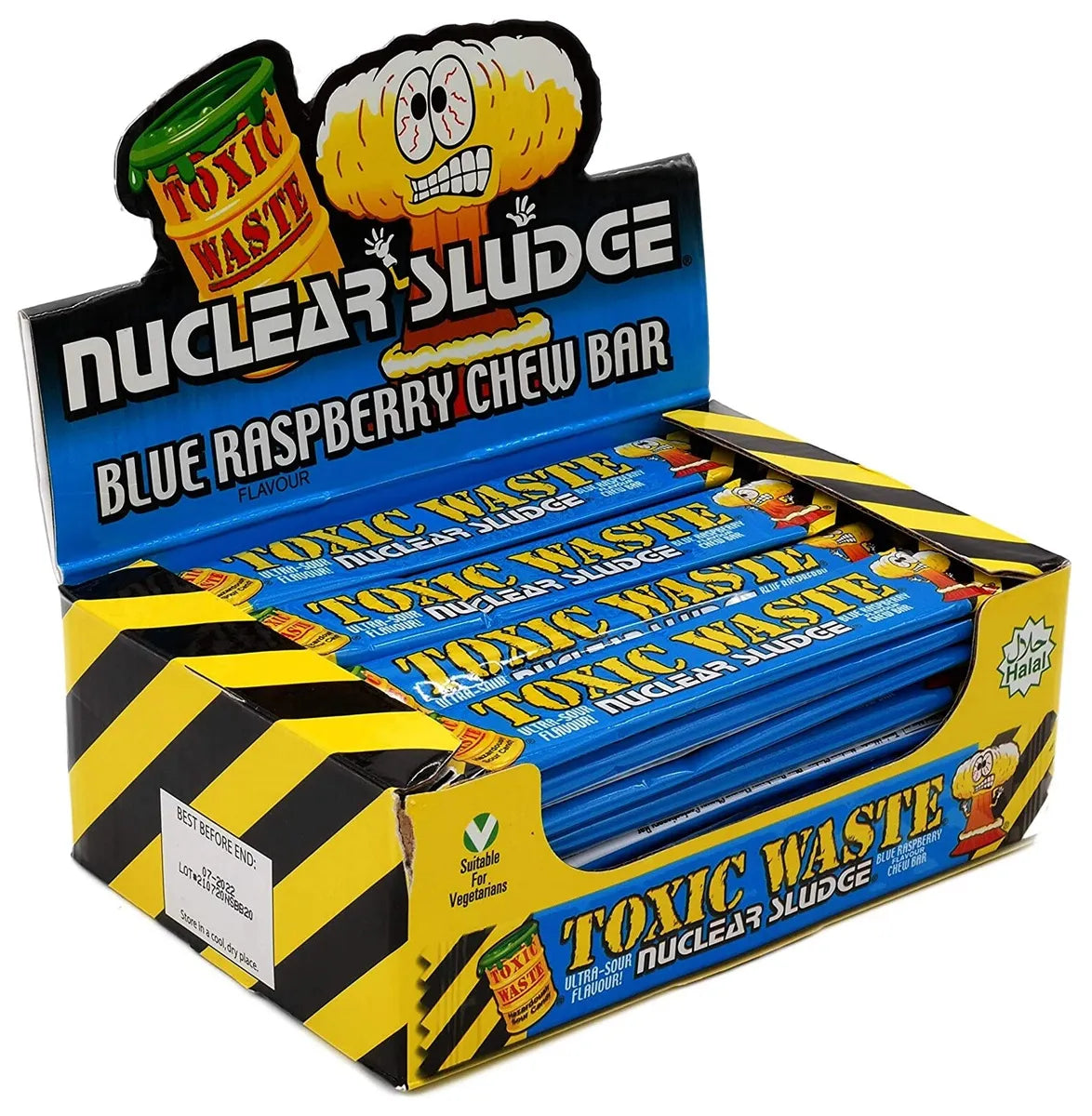 Toxic Waste Blue Raspberry Chew Bar 50pck