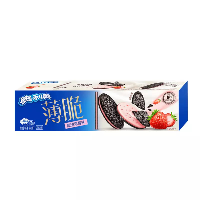 Oreo Ultra Thin Biscuit Sour Strawberry (China)