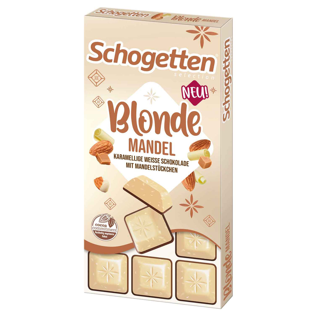 Schogetten Blonde White Chocolate 15pck x 100g (Germany)