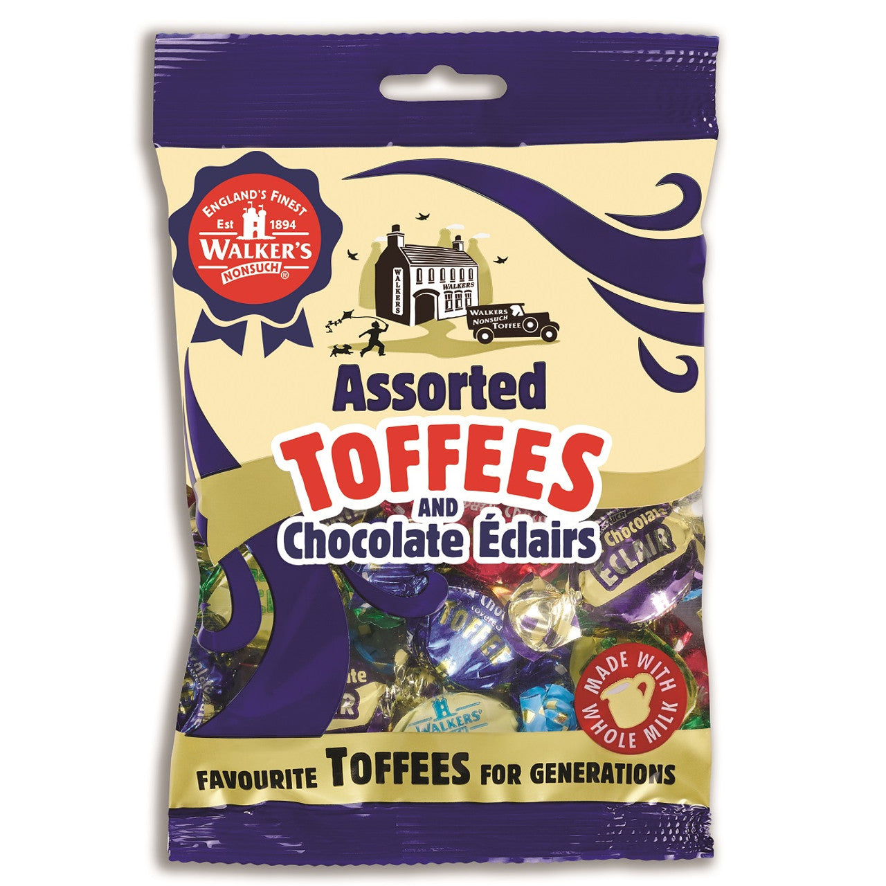 Walkers Assorted Toffees & Eclairs 150g (UK)