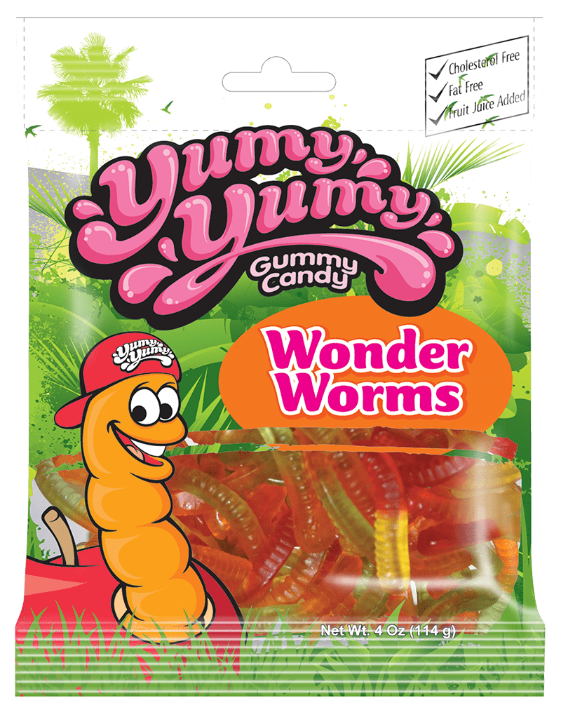 Yumy Yumy Gummy Candy Sweet Wonder 12pck Worms Türkiye